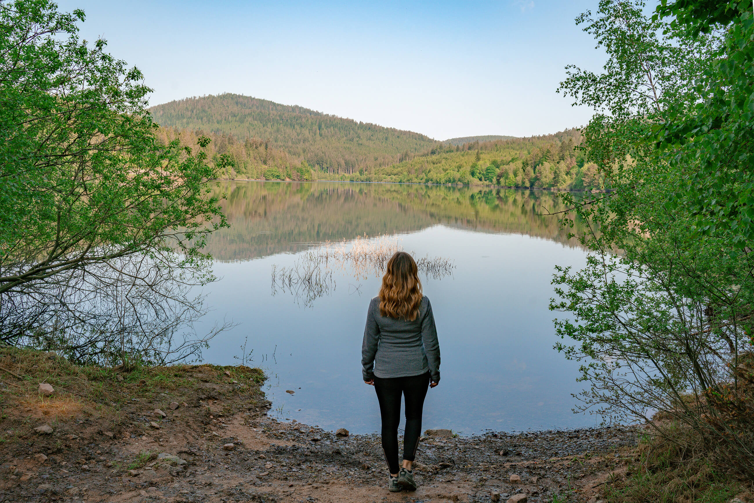 Etappe 3: Pause am Huzenbacher See © Landratsamt Rastatt/Thorsten Günthert Etappe 3: Pause am Huzenbacher See