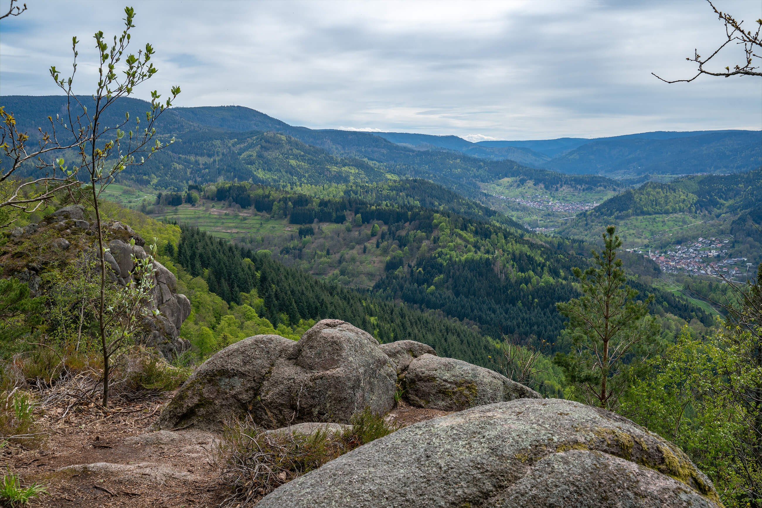 Etappe 2: Ausblick über das Murgtal © Landratsamt Rastatt/Thorsten Günthert Etappe 2: Ausblick über das Murgtal